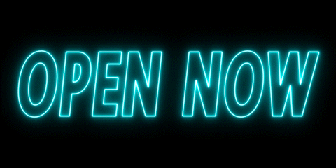 Open sign